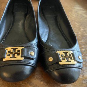 Tory Burch Black Flats Size 7.5M